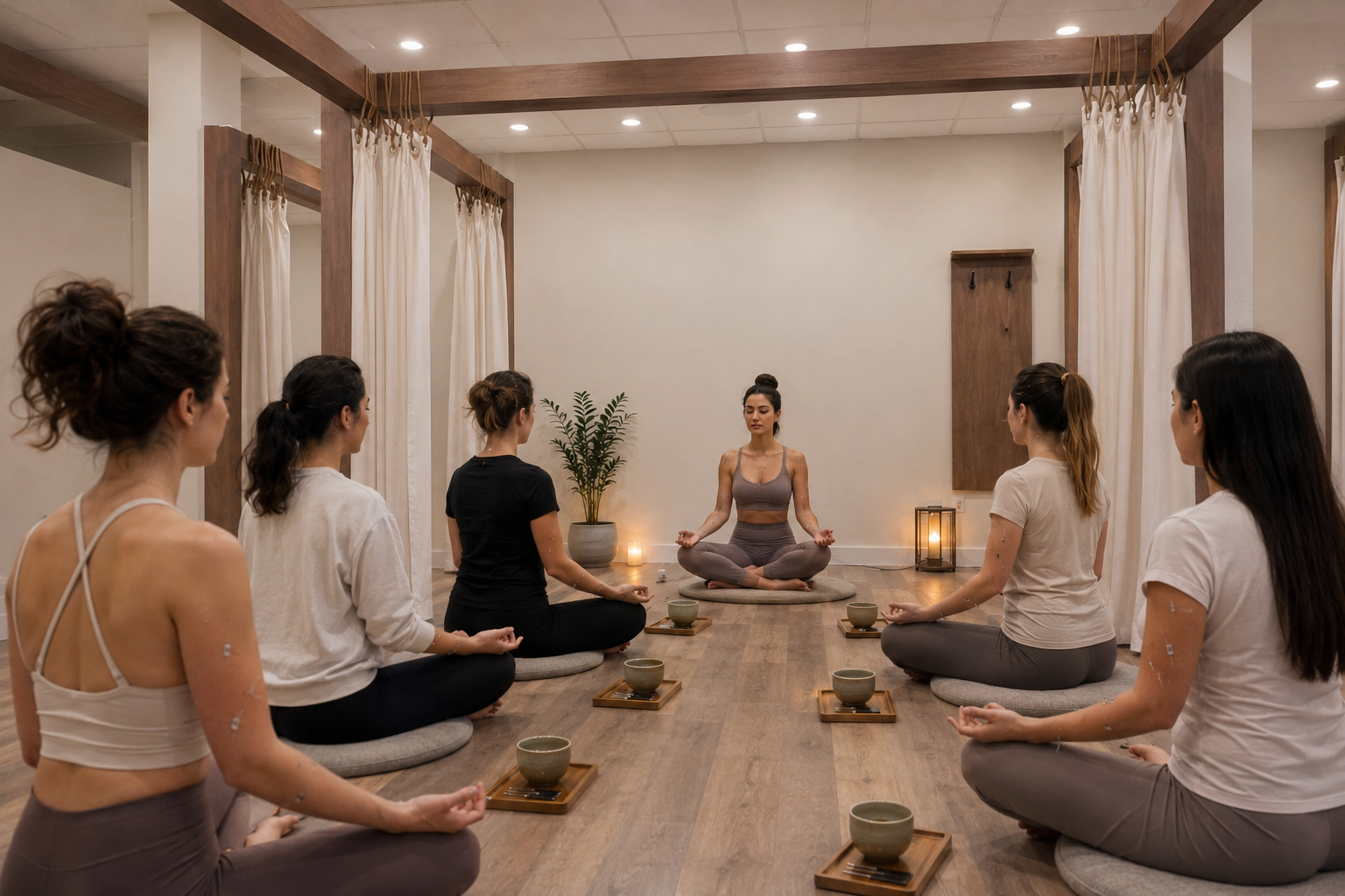 Acupuncture Yoga Session